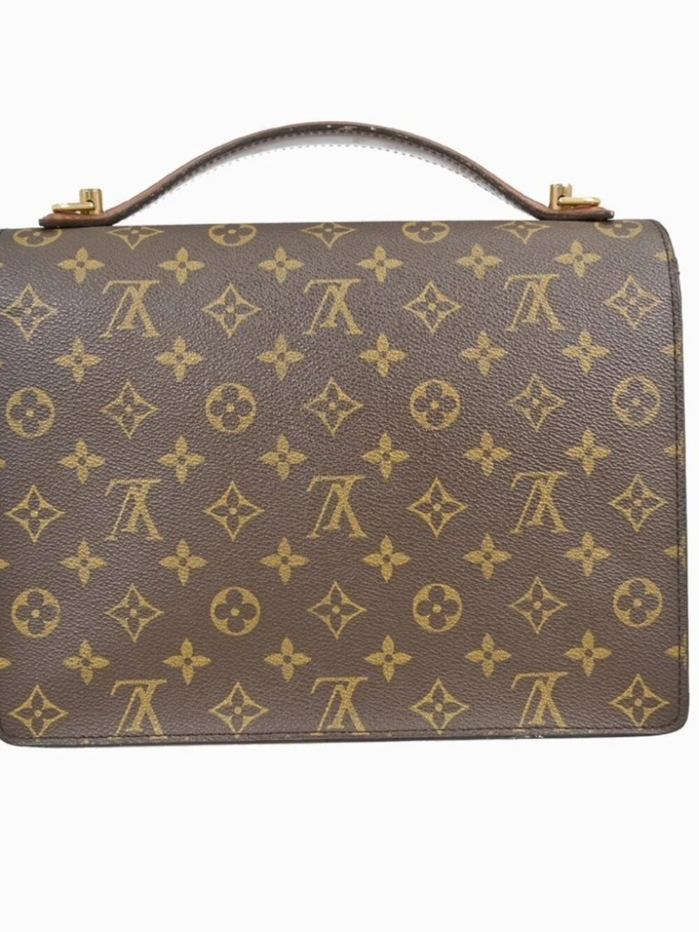 LOUIS VUITTON MONOGRAM MONCEAU 28 BUSINESS HANDBAG - Picture 2 of 14